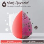 BEAKEY Makeup Sponge Set 5 Pack Micro Porous Low Absorption Soft Latex Free Foundation Beauty Sponges & Blenders for Powder Cream - Image 5