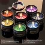 Chakra Candles with Premium Crystal and Healing Stones Luxury Meditation Scented Candles Gift Set for Women Stress Relief Spiritual Decor Healing Candles for Yoga, Aromatherapy - Image 5