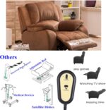 Lift Chair Remote Replacement,2 Button Chair Lift Remote Control,5 Pin Plug Recliner Replacement Fixed Electric Sofa Recliner Lift Handle - Image 6