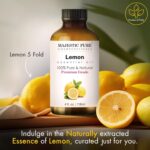 Majestic Pure Lemon Essential Oil with Glass Dropper - Huge 4 Fl Oz - 100% Pure and Natural Lemon Oil - Premium Grade Essential Oils for Diffuser, Aromatherapy, Soap and Candle Making - Image 4
