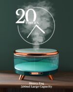 Essential Oil Diffuser for Home, Diffusers for Essential Oils Large Room, 500ml Aromatherapy Diffuser, 7 Colors Changed - Image 4