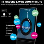 80GB MP3 Player with Bluetooth and WiFi, 4" Touchscreen MP4 MP3 Player with Spotify, Amazon Music, Play Store,FM Radio,Audible, Android Music Player with Speaker, Up to 1TB, Type-C Charging - Image 5
