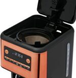 HADEN Generous Brew 14 Cup Coffee Maker with 120 Minute Keep Warm, Delay Brew, Adjustable Strength, Programmable Clock, and Anti Drip, Black/Copper - Image 10