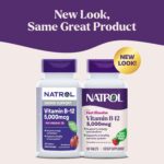 Natrol Vitamin B12 Fast Dissolve Tablets, Promotes Energy, Supports a Healthy Nervous System, Maximum Strength, Strawberry Flavor, 5,000mcg, 100 Count - Image 3