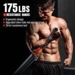 Resistance Bands with Handles - Heavy Duty Fitness Bands for Men & Women - Strength & Muscle Training, Yoga, Home Gym Equipment - Image 4