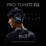 Logitech G Pro X Wired Gaming Headset: Blue VO!CE Detachable Boom Mic, DTS 7.1, 50 mm Drivers, USB/3.5mm Aux, Spare Memory Foam Ear Pads, USB DAC & Bag Included - Black - Image 9