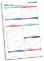 bloom daily planners Double Sided Daily To Do List Planning Pad - 80 Tear Off Sheets for Work, Home or Office Organization (Teal) - 6" x 9" - Image 2