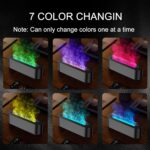 Colorful Flame Fire Diffuser Humidifier, Ultra-Quiet Aroma Essential Oils Aromatherapy Diffusers for Large Room, Bedroom, Office (Timeable, Waterless Auto off-150ml) - Image 8