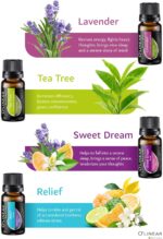Top 8 Essential Oils Set for Diffuser for Home Aromatherapy Kit with Lavender, Peppermint, Eucalyptus, Tea Tree, Rosemary, Orange, Relief and Sweet Dreams Blends for Humidifiers Natural Pack - Image 5