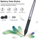 HUION Inspiroy H640P Drawing Tablet, 6x4 inch Digital Art with Battery-Free Stylus, 8192 Pen Pressure, 6 Hot Keys, Graphics Tablet for Drawing, Writing, Design, Teaching, Work with Mac, PC & Mobile - Image 5