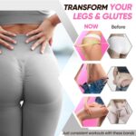 Ankle Resistance Bands with Cuffs, Workout Sets for Women, Resistance Bands for Working Out, Exercise Band for Leg Booty, Home Gym Workout Equipment, Ankle Weights Fitness Band Set - Image 6