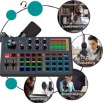 K800 Podcast Equipment Bundle, 48V Phantom Power with XLR Microphone Interface, 3 Customize Sound Pads, Voice Changer with Studio Microphone -Perfect for Recording, Singing, Streaming and Gaming - Image 6