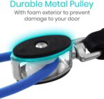 Vive Shoulder Pulley for Physical Therapy - Rotator Cuff Pain Pulley System - Over Door Rehab Exerciser - With Durable Metal Pulley & Comfortable Padded Handles - Image 7