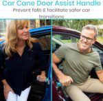 Vive Car Handle Assist for Elderly - Scratch Proof Latch - Auto Grab Bar Cane Support Aid - Standing Mobility Safety Tip to Help Get Out - Portable Assistive Device for Seniors, Handicapped - Image 4