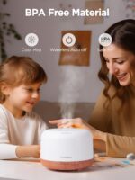 InnoGear 500ml Essential Oil Diffuser with Remote Control, Premium Ultrasonic Aromatherapy Diffusers Scent Humidifier Vaporizer Auto-Off Timer for Large Room Home, Yellow - Image 8