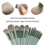 Makeup Brushes 22 Pcs Makeup Kit,Foundation Brush Eyeshadow Brush Make up Brushes Set (Green, 22 Piece Set) - Image 3
