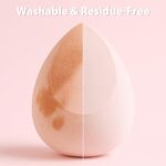 Makeup Sponge Set Foonbe Blender Sponges 7 Pcs for Liquid, Cream, and Powder, Latex Free, Multi colored Beauty Sponges with 1 Mini Sponge, Vegan & Cruelty-Free - Image 6