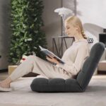 Floor Chair with Back Support Folding Chair with 6 Adjustable Position, Padded Sleeper Bed, Floor Gaming Chair, Meditation Chair for Adults - Image 6
