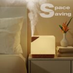 ASAKUKI 700 ml Premium Essential Oil Diffuser, 5 in 1 Ultrasonic Aromatherapy Fragrant Oil Vaporizer Humidifier, Timer and Auto-Off Safety Switch, 7 LED Light Colors - Image 4