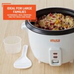 IMUSA USA GAU-00013 Electric Nonstick Rice Cooker 8-Cup (Uncooked) 16-Cup (Cooked), White - Image 8