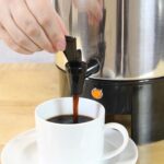 West Bend Coffee Urn Highly-Polished Aluminum Features Automatic Temperature Control with Cup Per Minute Brewing and Easy Clean Up Includes In-Basket Measuring Guide and Ready Light, 30-Cup, Silver - Image 9