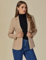 luvamia Women's Two Piece Sets Pants Suits Dressy Business Casual Outfits Professional Blazer Pantsuits Set Work Office - Image 8