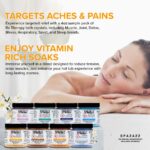 Spazazz RX Therapy Hot Tub Spa and Bath Aromatherapy Salt Crystals 4oz 8 Pack Sample Bundle Includes Muscle - Joint - Detox - Stress - Respiratory - Sport -Sleep - Energy. Great for Muscles & Joints - Image 4