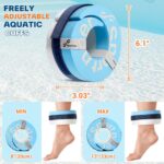 Sportneer Water Aerobics Pool Exercise Equipment Water Workout Combo Set Includes High Density Water Dumbbell Aqua Belt Water Ankle Weights for Aquatic Therapy Pool Fitness Water Exercise - Image 6