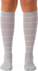 Comrad Nylon Knee High Socks - 15-20mmHg Graduated Compression Socks - Soft & Breathable Support Unisex Socks - Image 2