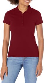 IZOD Junior's Uniform Short Sleeve Interlock Polo - Image 2