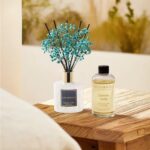 Cocorrína Premium Reed Diffuser Set with Preserved Baby's Breath & Cotton Stick Cashmere Vanilla | 6.7 fl oz Scent Fragrance Oil Diffuser for Bedroom Bathroom Home Décor - Image 5