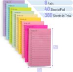 Mr. Pen- to Do List Sticky Notes, 3"x5", 360 Sheets, Assorted Colors, to Do List Notepad, Lined Sticky Notes, Back to School Supplies - Image 3