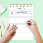 KAICN To Do List Notepad, Undated Daily Planner Notepad With To Do List Notebook Checklist Planner Spiral Waterproof Notepad for Office Supplies, School Planner, Green, 52 Sheets, 5.5"*8.3" A5 Size - Image 7