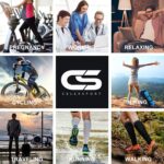 CS CELERSPORT 3 Pairs Compression Socks for Men and Women 20-30mmHg Running Athletic Support Socks - Image 6