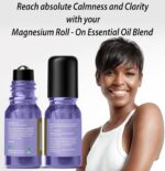 Calm Magnesium Roller Lavender Orange Cedarwood Essential Oil Roll On Calming Aromatherapy Self Care Stress Relief Destress Stocking Stuffers Gifts - Image 7