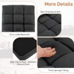 Floor Chair with Back Support Folding Chair with 6 Adjustable Position, Padded Sleeper Bed, Floor Gaming Chair, Meditation Chair for Adults - Image 7