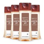 Amazon Basics Body Oil Gel with Cocoa Butter, 6.8 Fl Oz (Pack of 4) (Previously Solimo) - Image 2