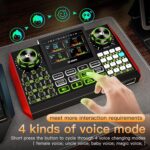 Podcast Equipment Bundle, Audio Interface with Cardioid Designer BM800 Mic for Gamer and Quality All-in-One DJ Mixer, for Live Streaming, Singing, YouTube, Gaming - Image 8