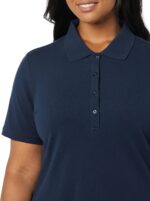 Amazon Essentials Women's Short-Sleeve Polo Shirt (Available in Plus Size) - Image 6