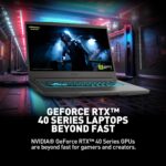 MSI Thin 15 15.6” 144Hz FHD Gaming Laptop: Intel Core i7-13620H, NVIDIA Geforce RTX 4050, 16GB DDR4, 512GB NVMe SSD, WiFi 6E, Win 11: Black B13VE-2678US - Image 7