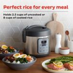 Instant Pot Zest 8 Cup One Touch Rice Cooker, From the Makers of Instant Pot, Steamer, Cooks Rice, Grains, Quinoa and Oatmeal, 8-cup cooked/4-cup uncooked, No Pressure Cooking Functionality - Image 4