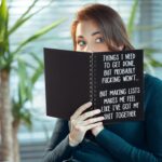 Funny Office Notebook - 1Pcs THINGS NEED TO GET DONE Humorous Quote A5 Spiral Notebook Black Hardcover Diary Notepad Office Coworker White Elephant Gift College Student Gag Gift Birthday Favor - Image 7