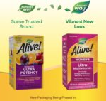 Nature's Way Alive! Women's Daily Ultra Multivitamin, High Potency Formula, Promotes Energy Metabolism and Muscle Function*, Women's Vitamins, Methylated Vitamin B12, 60 tablets - Image 8