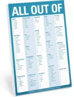 Knock Knock All Out Of Grocery List Note Pad, 6 x 9-inches (Blue) - Image 2
