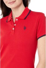 U.S. Polo Assn. Women's Classic Stretch Pique Polo Shirt - Image 4
