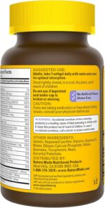 Nature Made Postnatal Multivitamin + DHA 200 mg, Postnatal Vitamins for Breastfeeding Moms & Babies, Vitamins & Nutrients Include Iron, Vitamin D3, Calcium, Iodine and More, 60 Softgels - Image 10