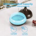 Diffusers for Essential Oils Large Room, 550ml Essential Oil Diffusers with Remote Control, Ultrasonic Oil Diffuser with Timer, 7 Colors Light for Bedroom - Image 4