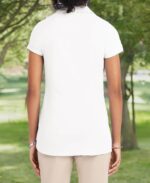 IZOD Women's Uniform Short Sleeve Polo Shirt, Button Closure, Moisture Wicking Performance Material & Fade Resistant - Image 4