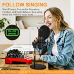 Podcast Equipment Bundle, Audio Interface with Cardioid Designer BM800 Mic for Gamer and Quality All-in-One DJ Mixer, for Live Streaming, Singing, YouTube, Gaming - Image 10