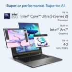 ASUS Vivobook 14 Flip Laptop Copilot+ PC, 14” OLED WUXGA 60Hz Touch Display, Intel® Core™ Ultra 5 226V, Intel® Arc™ Graphics, 16GB Memory, 512GB Storage, Windows 11, Matte Gray, TP3407SA-ES54T - Image 4